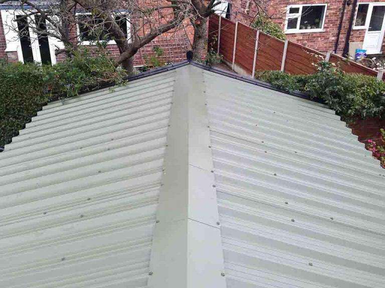 Asbestos Garage Roof Replacement Project 2 Danmarque Garages