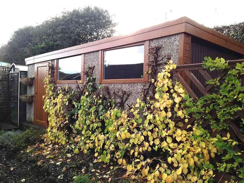 Garage Fascia in Light Oak | Danmarque Garages