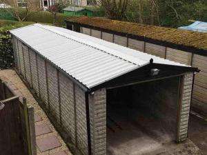 Asbestos garage roof replacement | Danmarque Garages