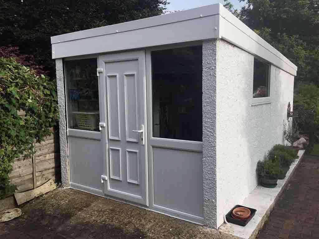 Garage Conversion to Side Door Windows | Danmarque Garages