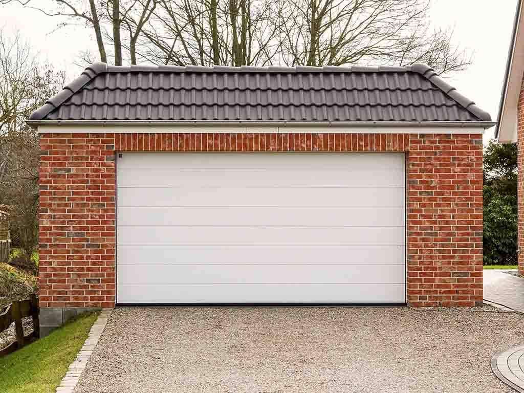 Roller Garage Door | Danmarque Garages Roller Garage Door in White