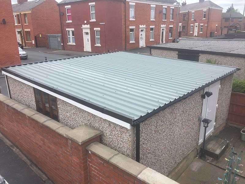 Large Asbestos Garage Roof Replacement | Danmarque Garages