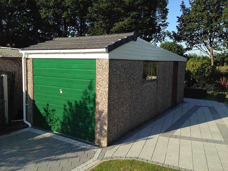 Dual Pitch Garage Roof Replacement | Danmarque Garages