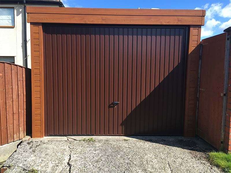 Light Oak Garage Refurbisment | Danmarque Garages