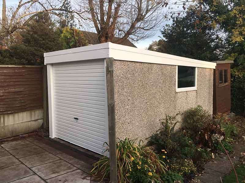 White Garage Door Replacement | Danmarque Garages