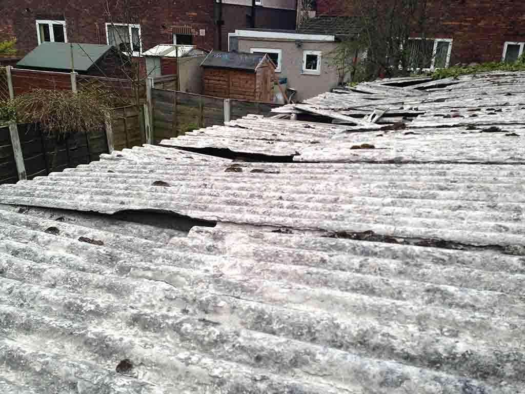 Asbestos Garage Roof Panels