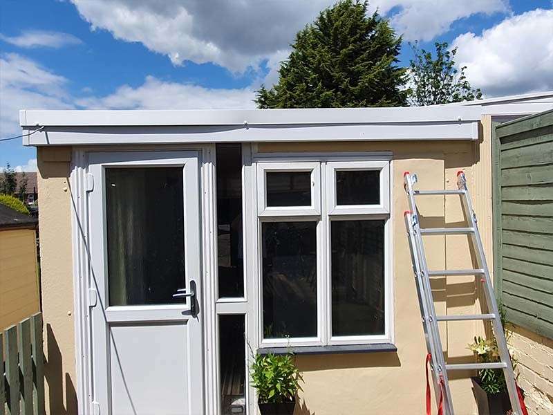 Single Garage Converted into a Summer House Summer House Garage Conversion