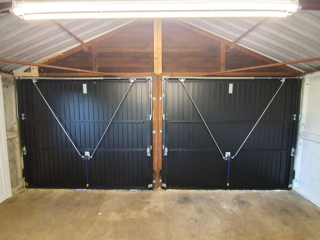 Up Over Garage Door Canopy Gearing | Danmarque Garages