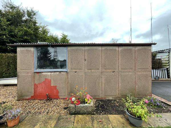 Old Concrete Garage No Cladding Old Concrete Garage With No Cladding | Danmarque Garages