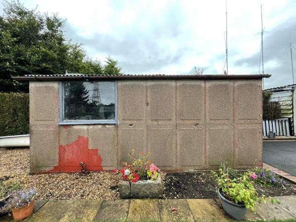 Old Concrete Garage With No Cladding | Danmarque Garages