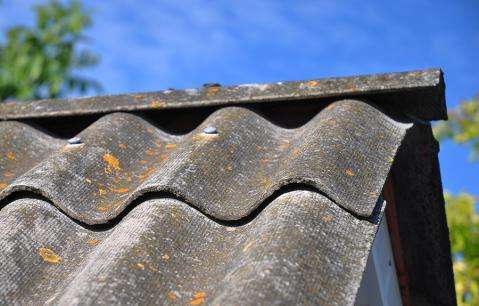 Asbestos Garage Roof Example