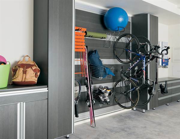 Garage Storage with Bike Rack Garage Conversion Idea for Storage