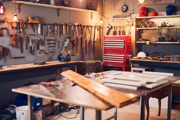 Newly Converted Garage to Workshop Garage Conversion to Home Workshop