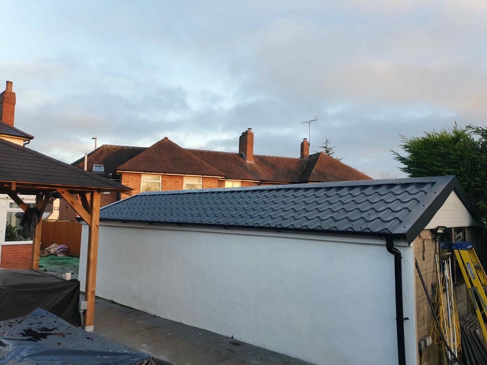 Pitched Garage Roof in Birmingham Pitched Garage Roof Replacement in Birmingham